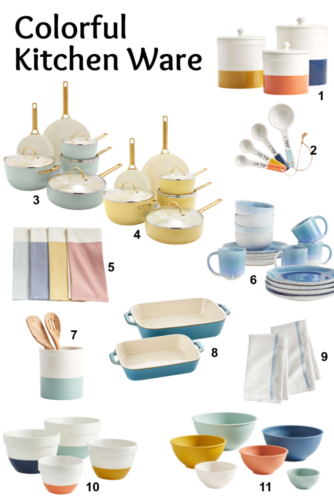 Colorful Kitchen Wares from Crate and Barrel