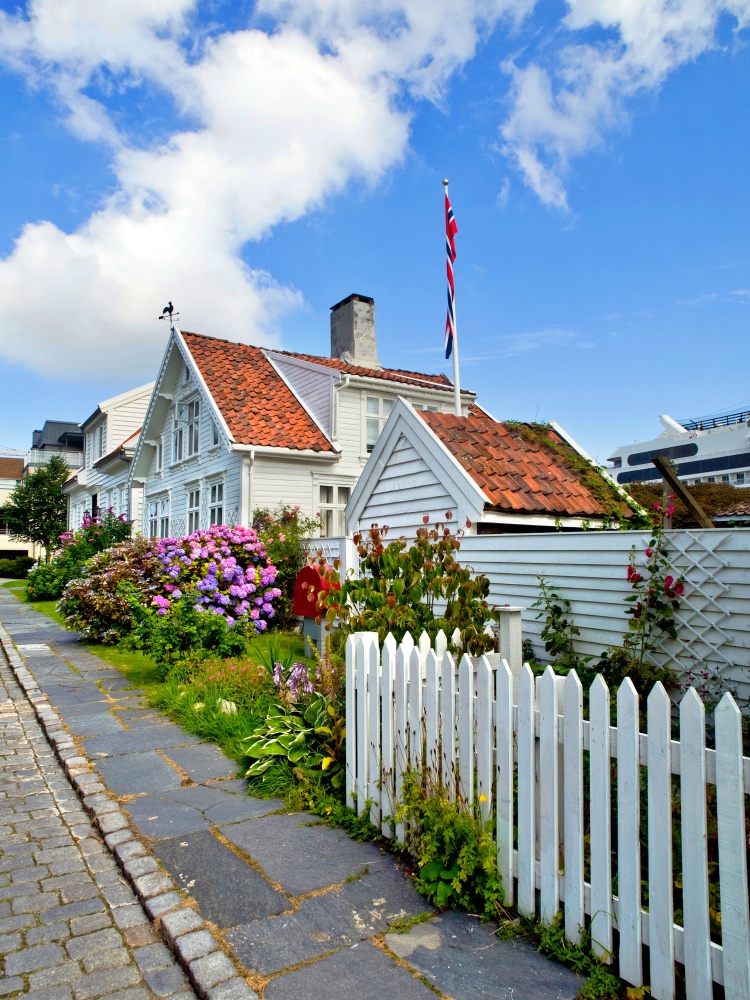 Wooden house in Gamle Stavanger