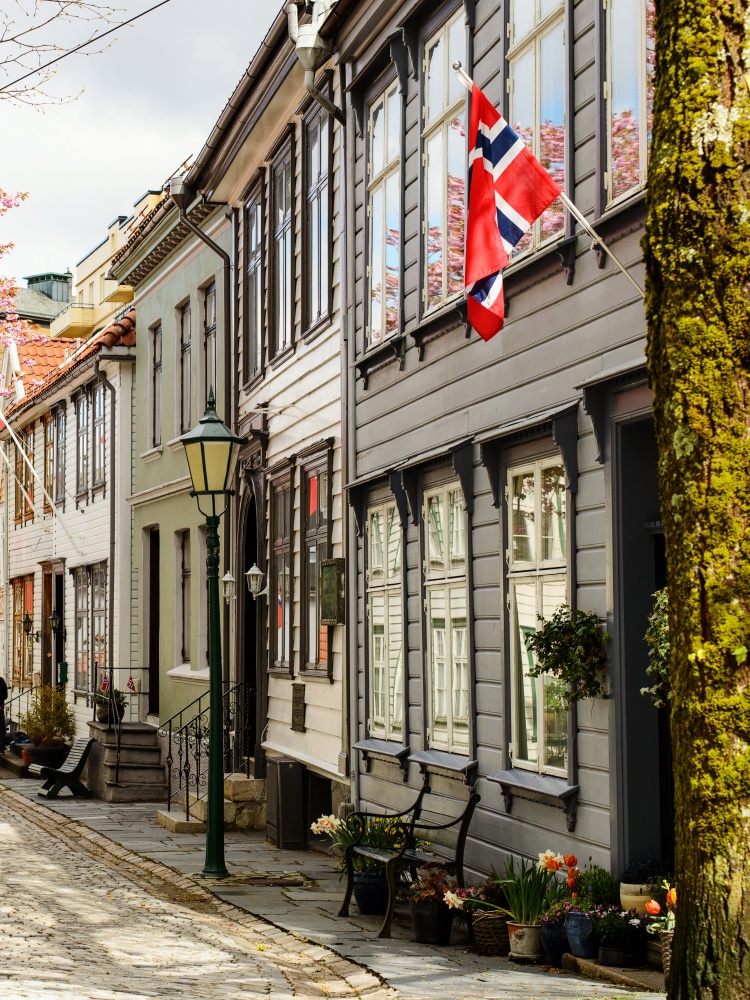Old Town portion of Bergen