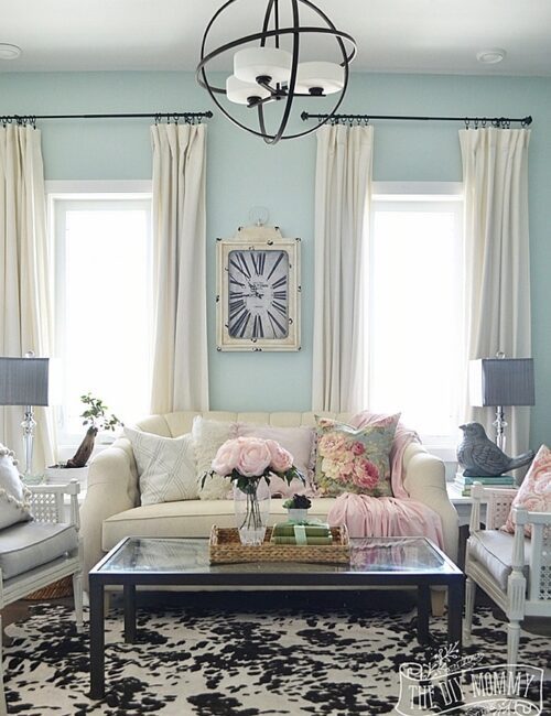 Spring inspired home tour with DIY Mommy