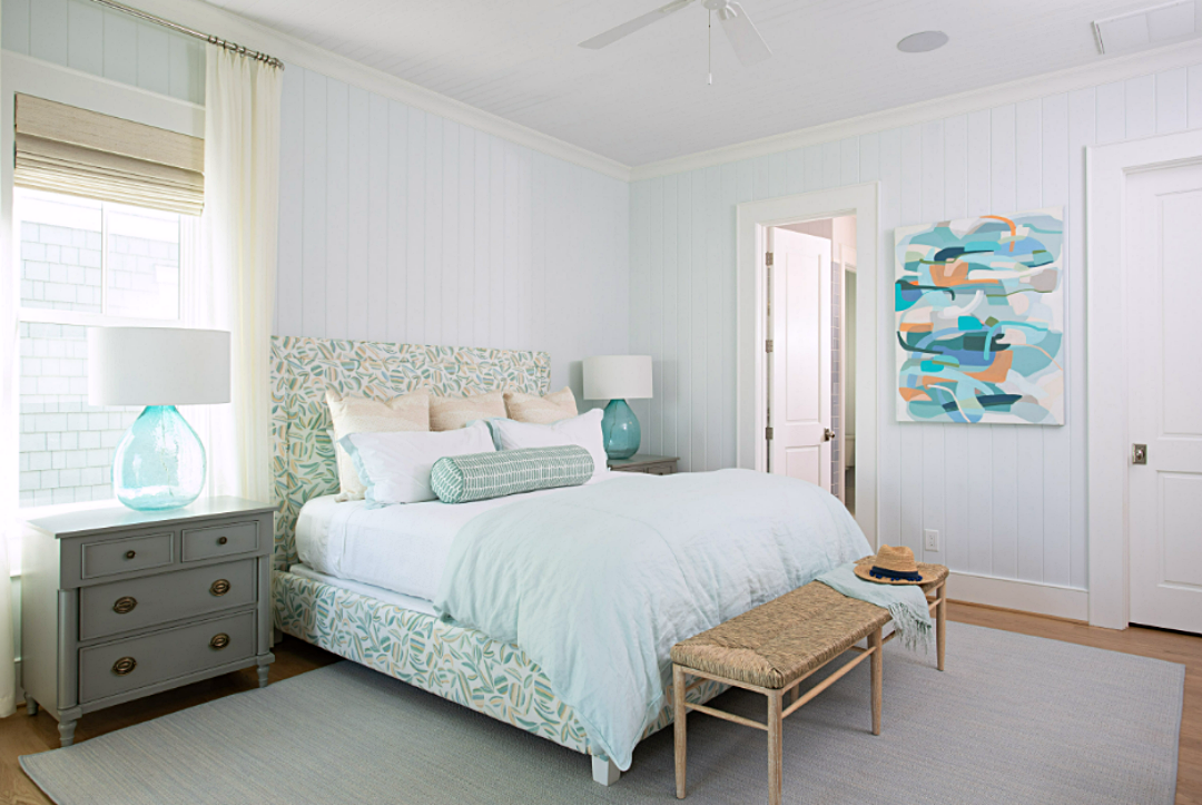 Colors of the sea guest bedroom