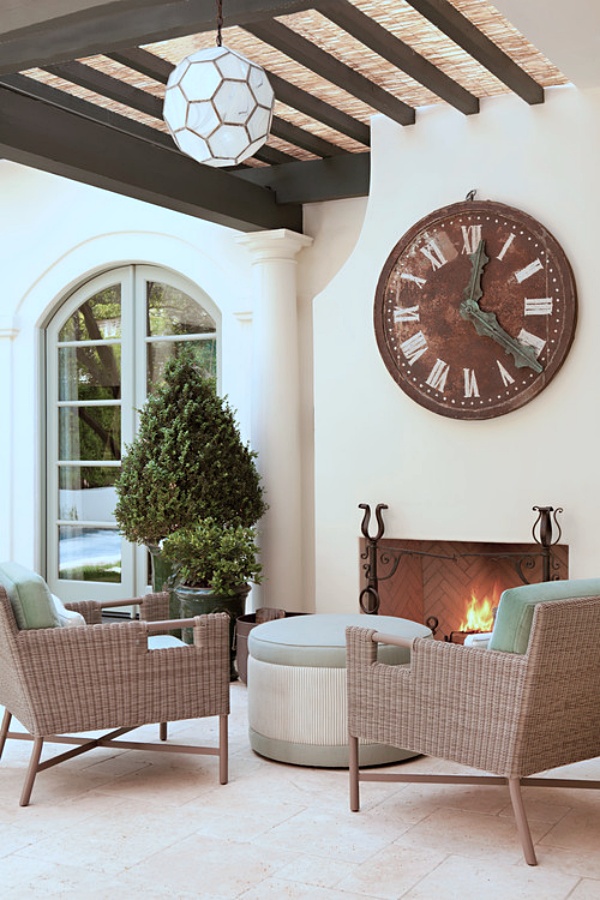 Large outdoor wall clock