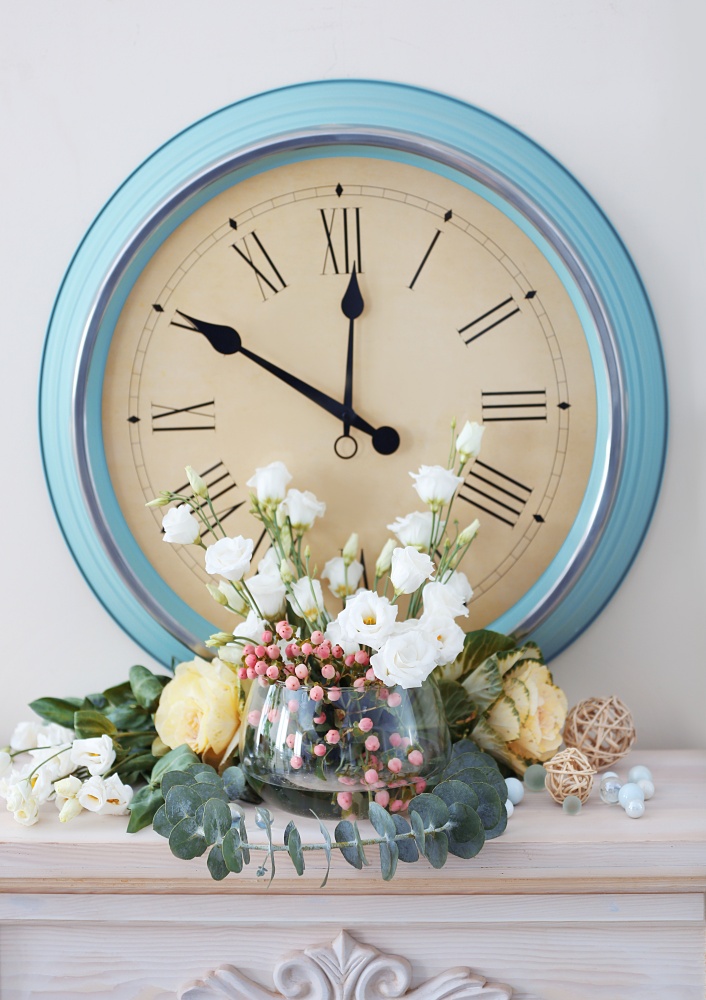 How to Decorate with Clocks: Large and Small