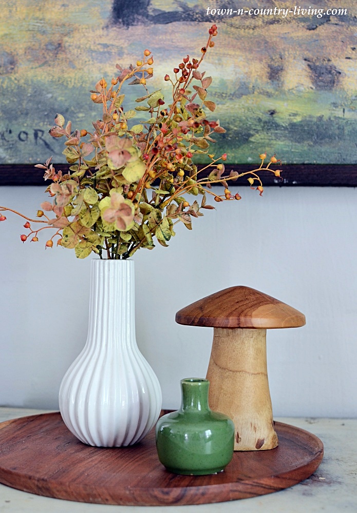 Decorating with mushrooms