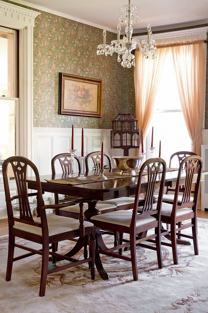 Victorian style formal dining room