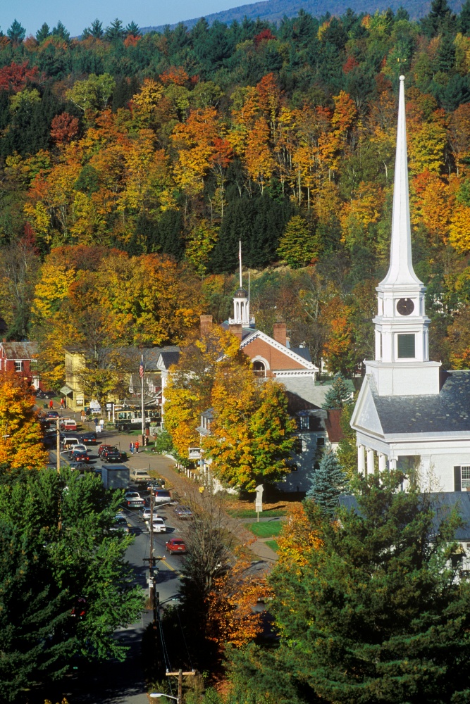 Blissful fall colors in Vermont
