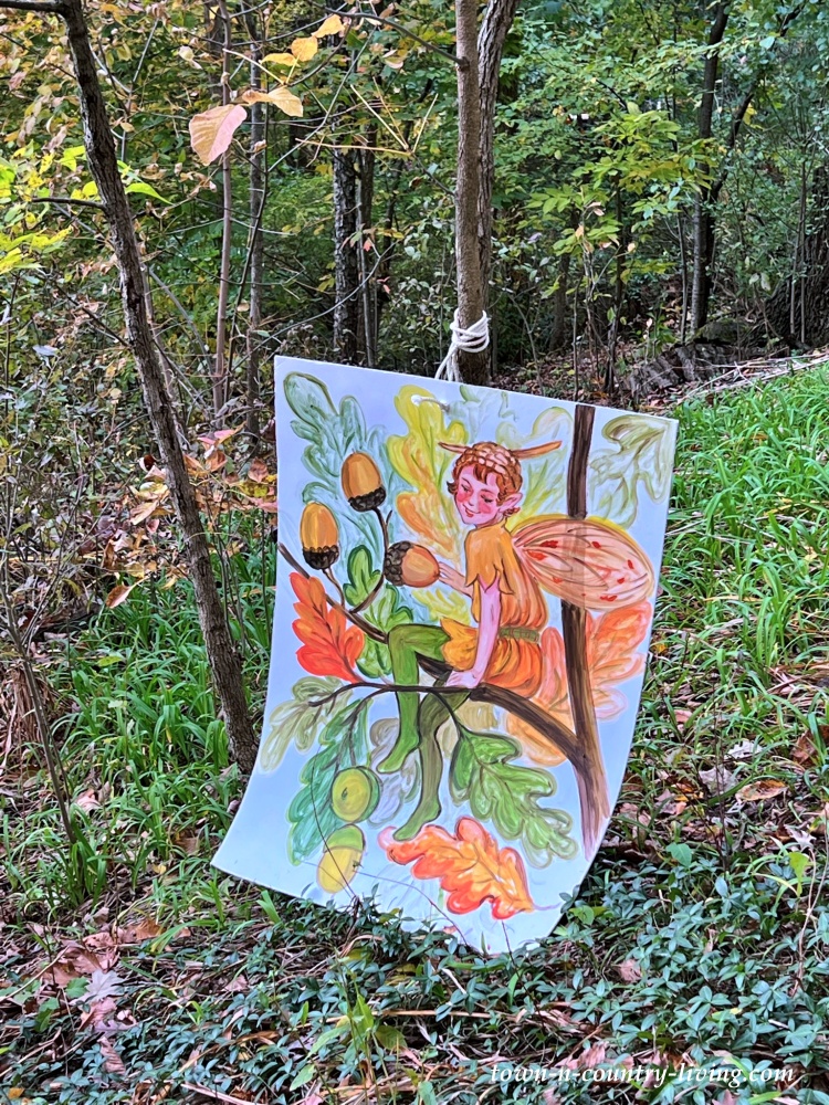 Fairy banner at Cottages in the Woods