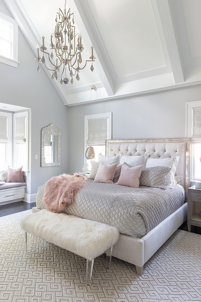 pastel master bedroom