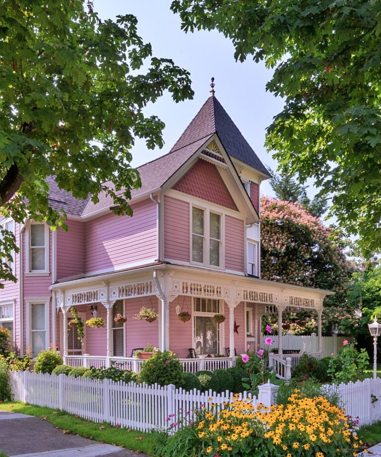 Pink Victorian House 2 768x921 