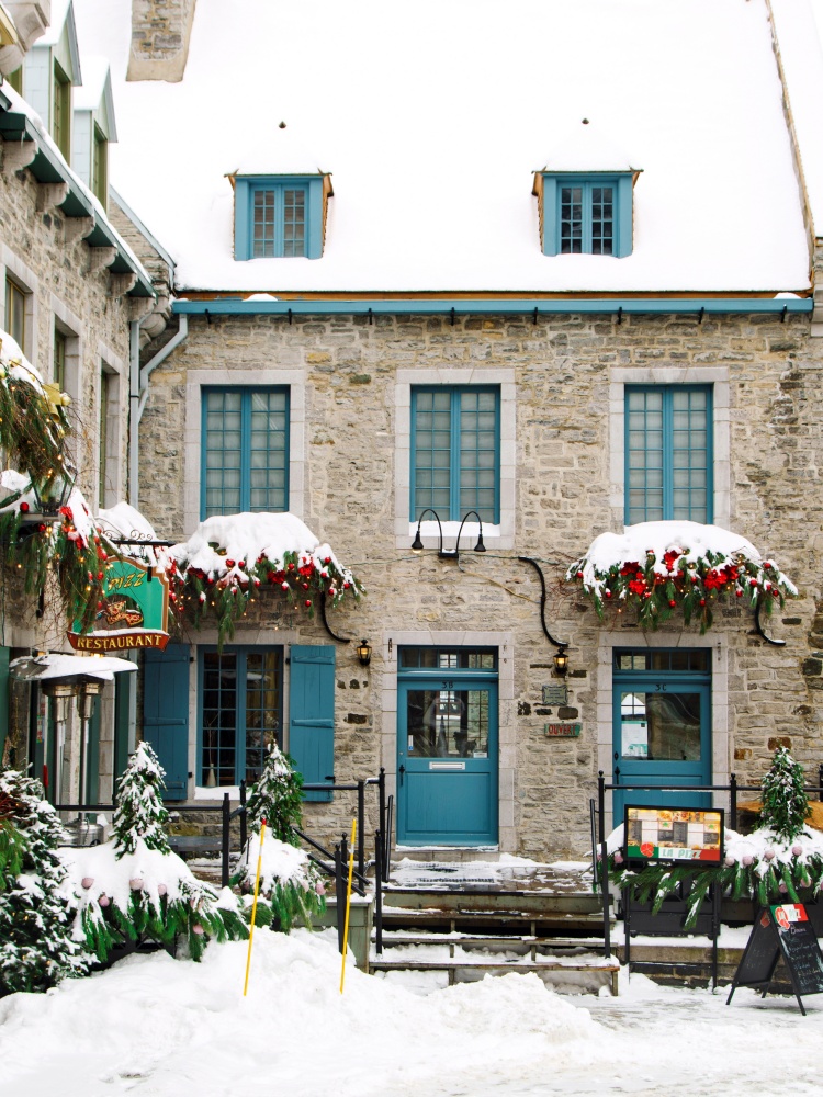 Christmas in historic Quebec