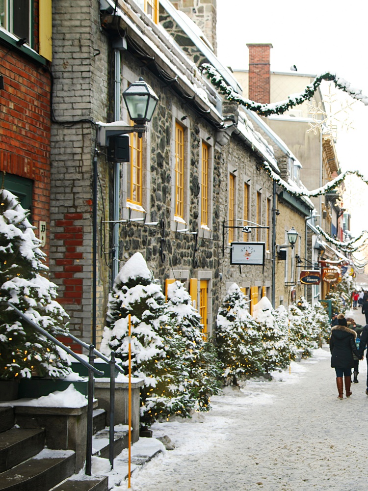 Historic District of Quebec City at Christmas