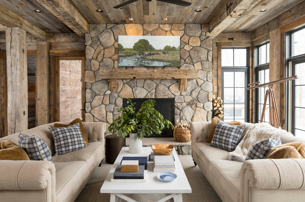 Rustic Home Provides Warm Fuzzies for Wintry Days