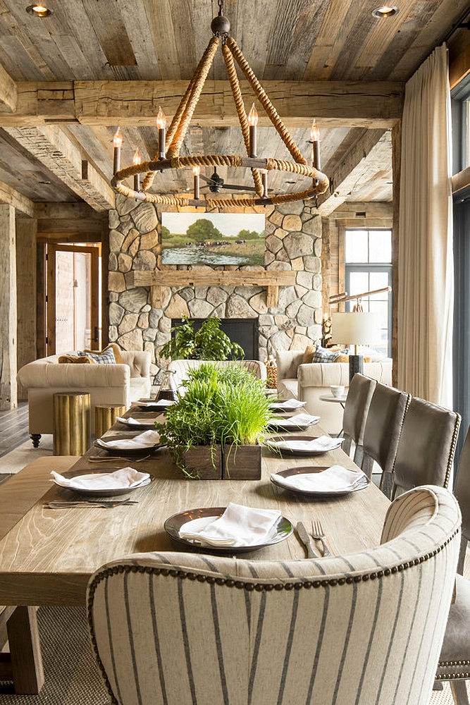 Rustic Home Provides Warm Fuzzies for Wintry Days