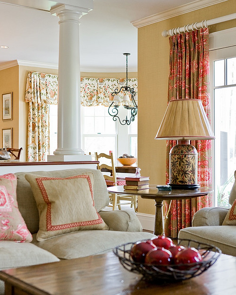 English country family room