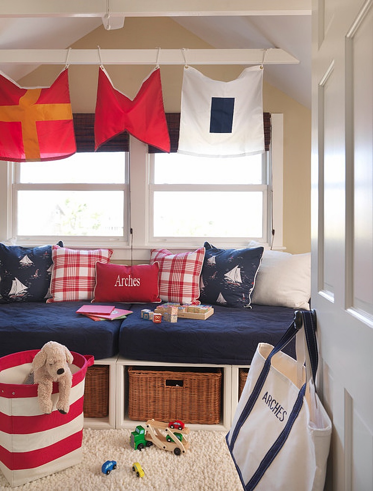 Kids nautical style bedroom