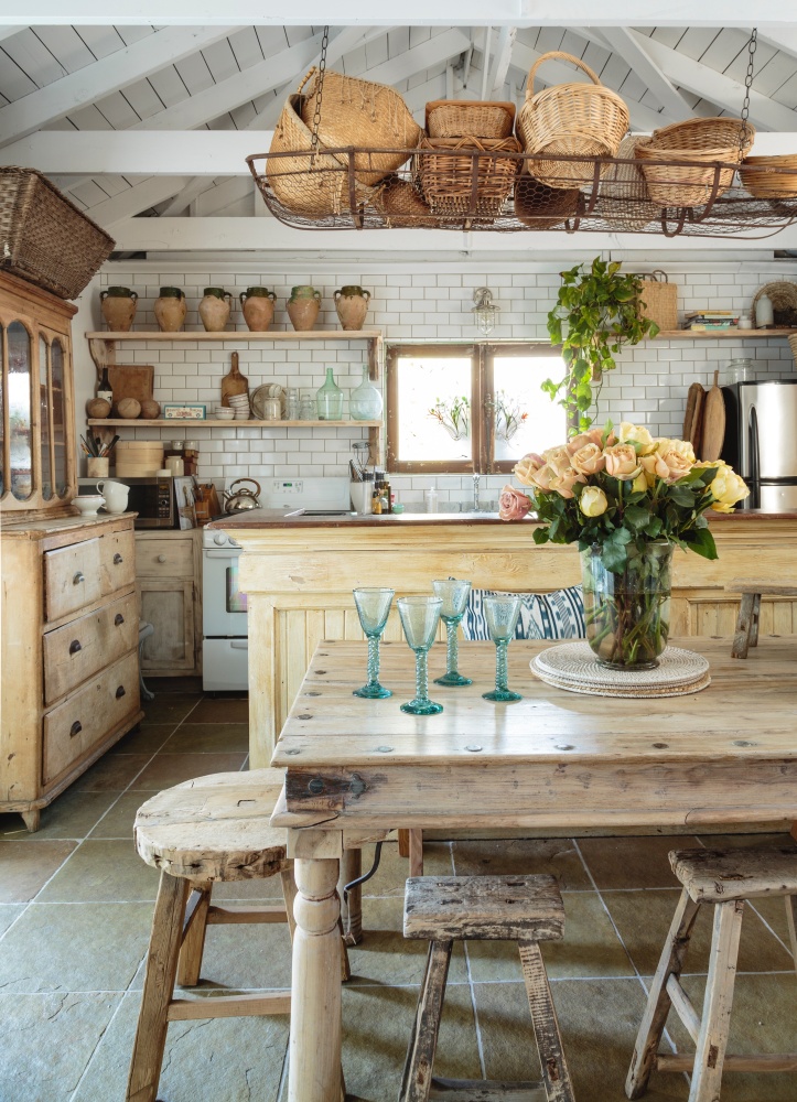 Vintage kitchen as seen in the book, Creative Style - liveable loveable spaces