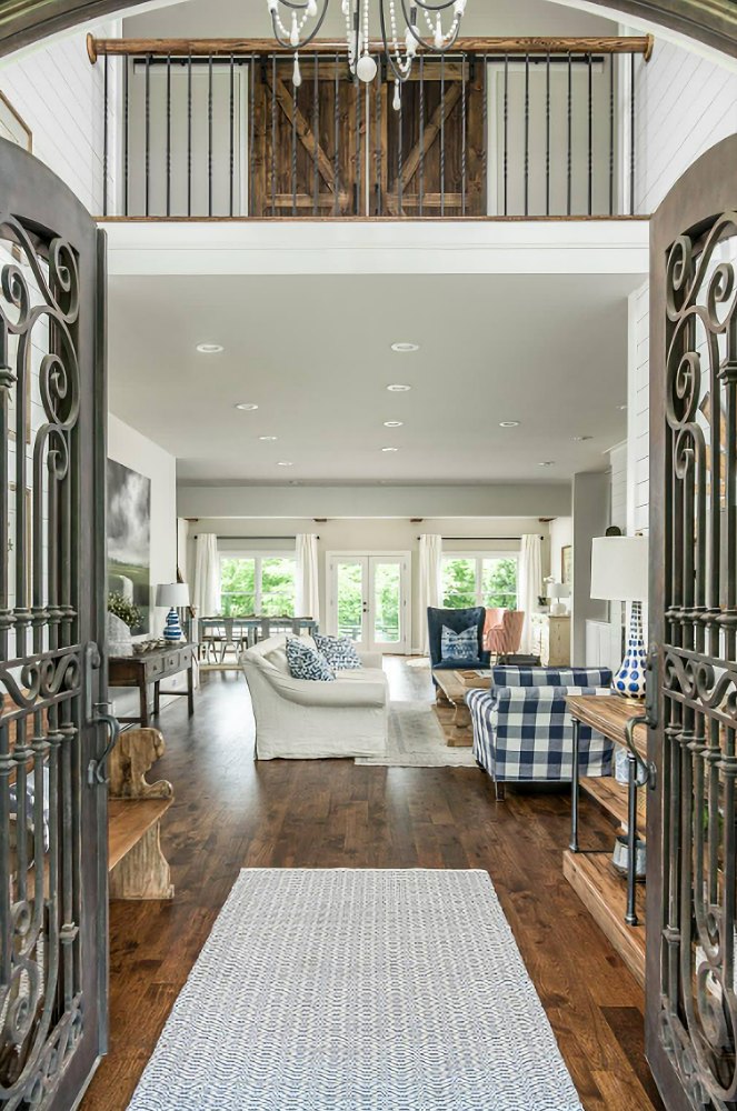 Nashville home styled in modern country décor