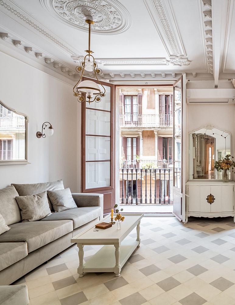 Barcelona apartment - living room