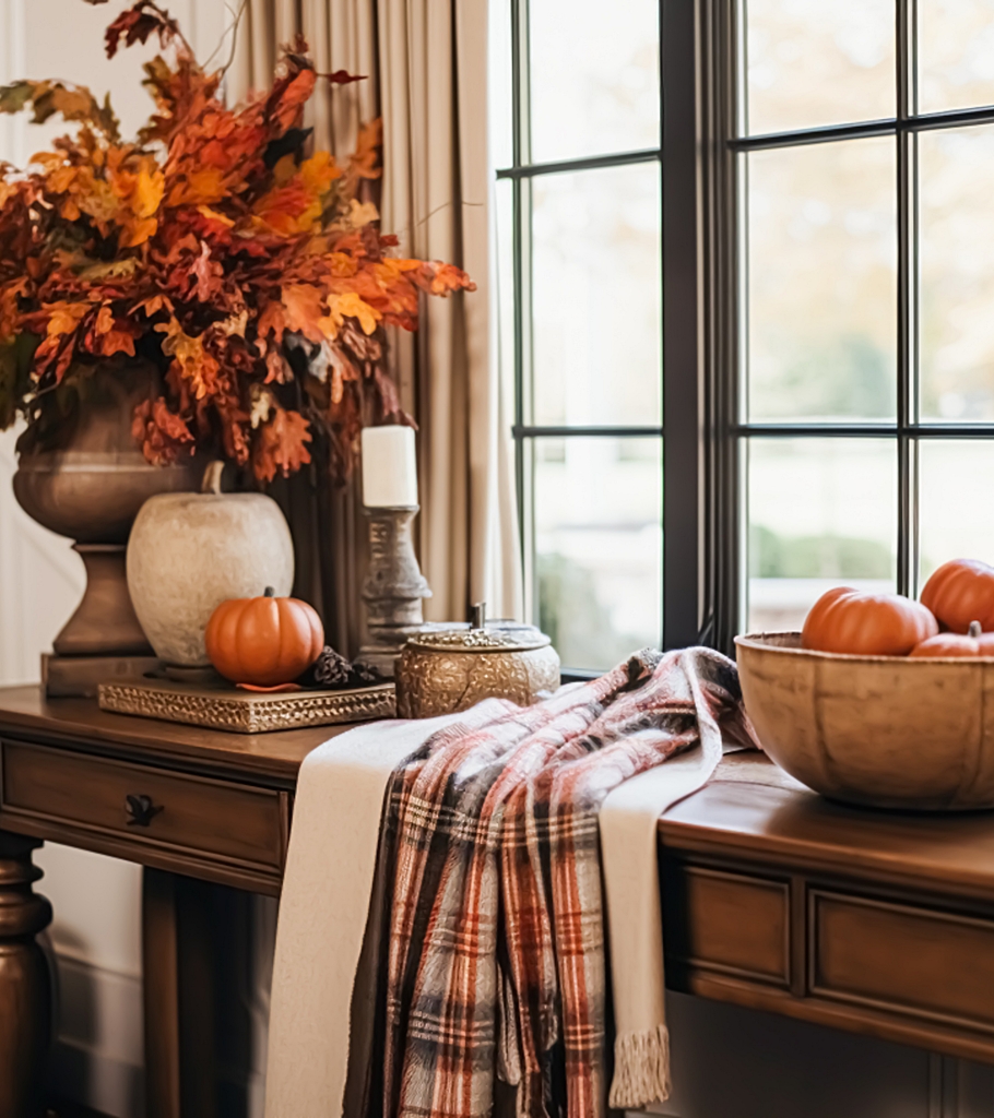 cozy fall oasis in home