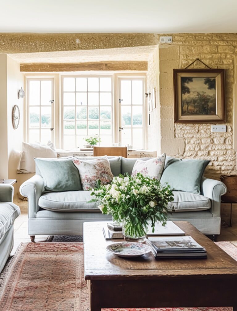 A Collection of Beautiful Blue Serene Living Rooms That Wow