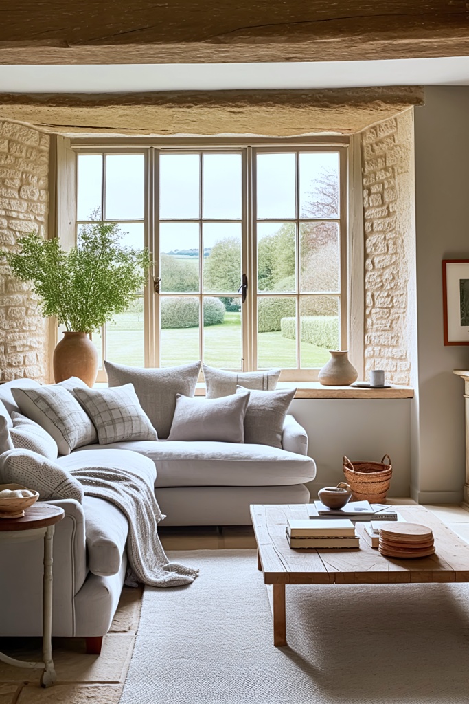 How to Create the Serenity of a Cozy Neutral Living Room
