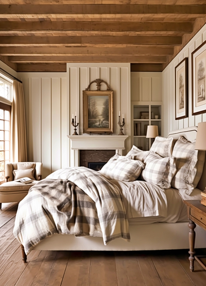 English country bedroom