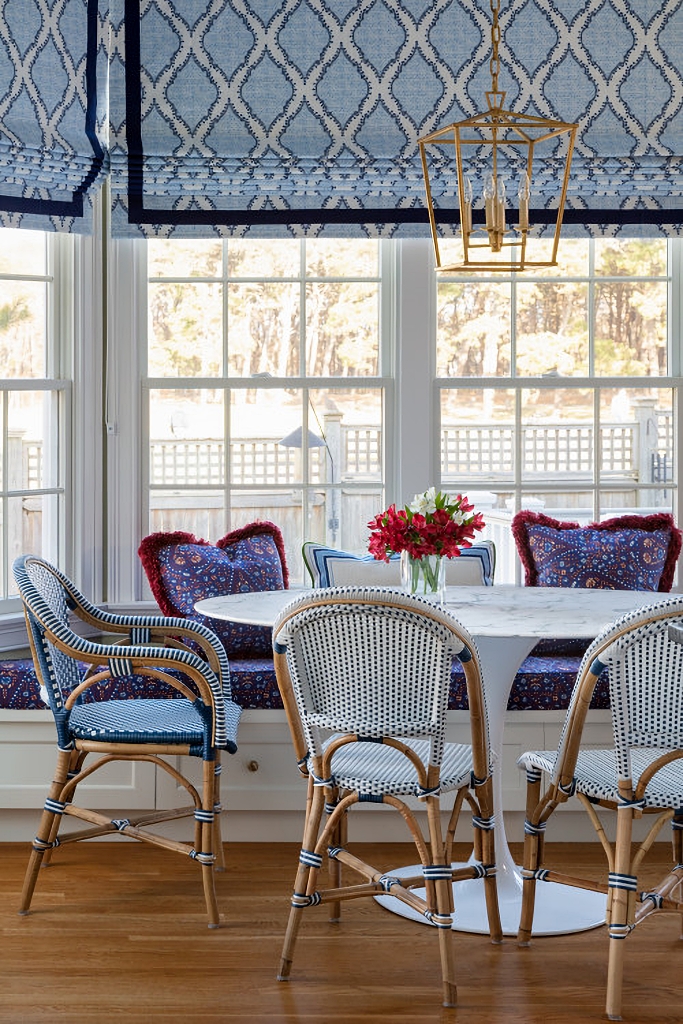 bright and cheery dining room