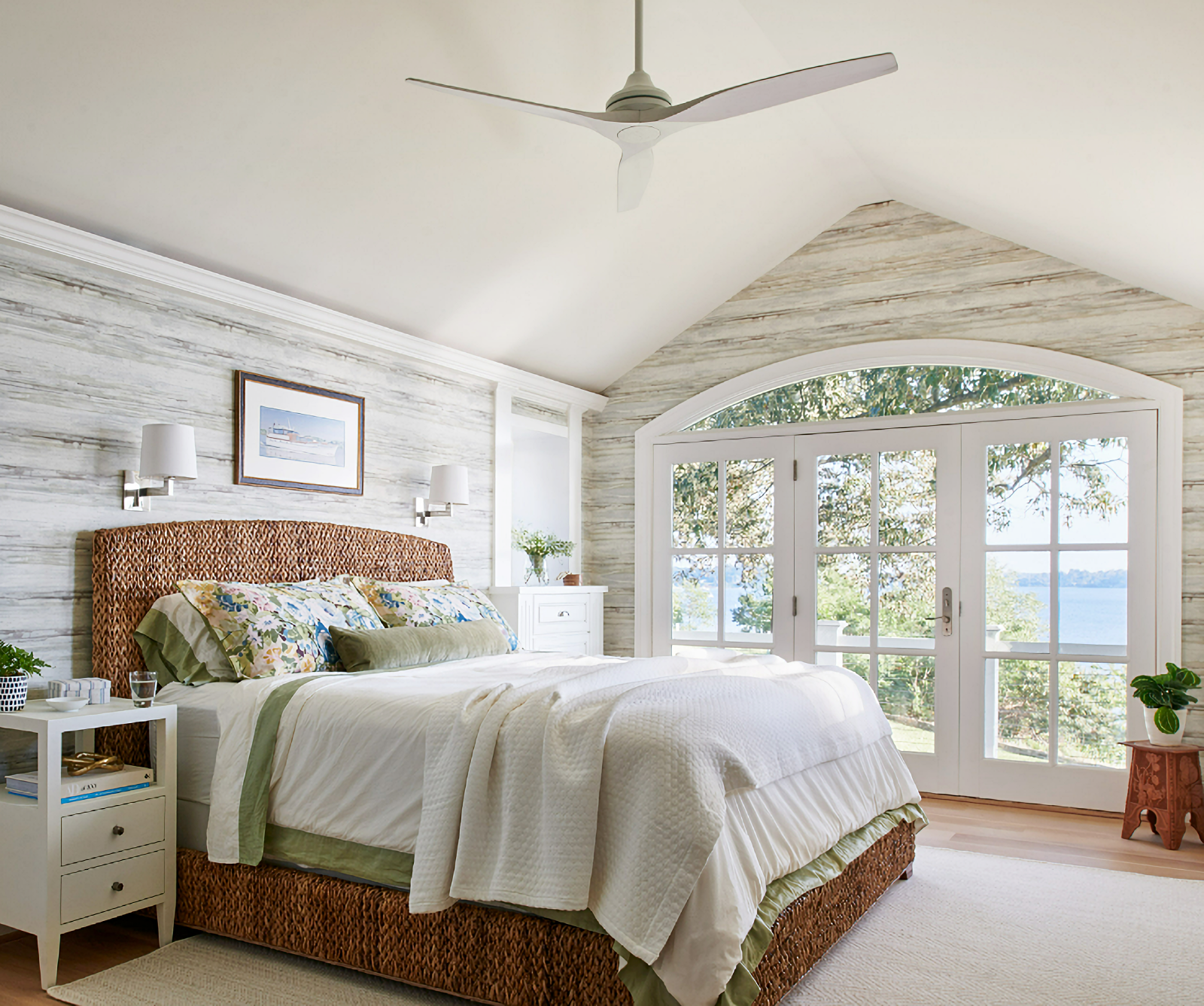 cottage style master bedroom