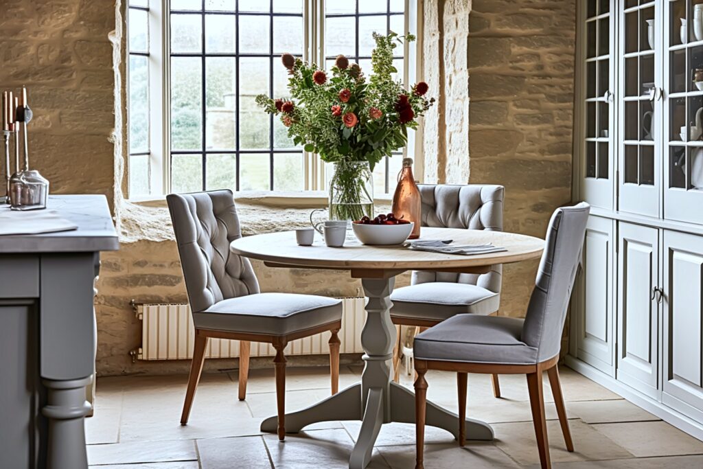 English country style breakfast nook