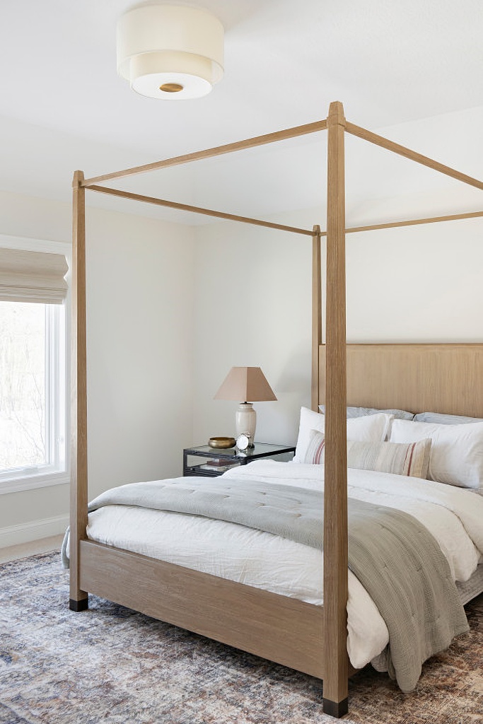 Scandinavian style master bedroom
