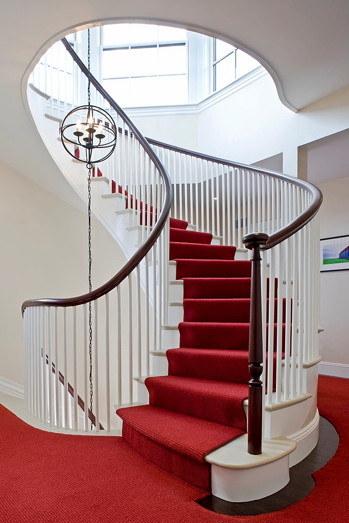 grand red staircase