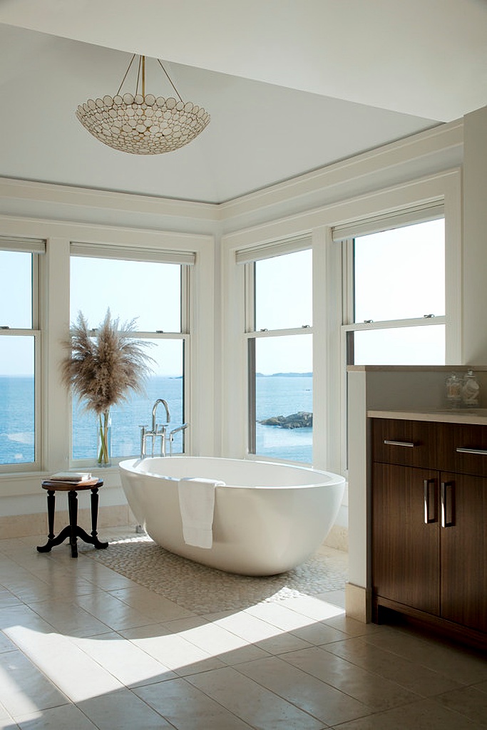 stunning room with waterfront view - bathroom