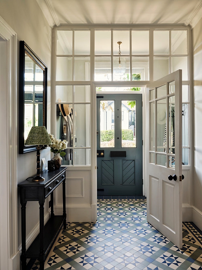 How to Transform Your Entryway with a Stunning Patterned Floor