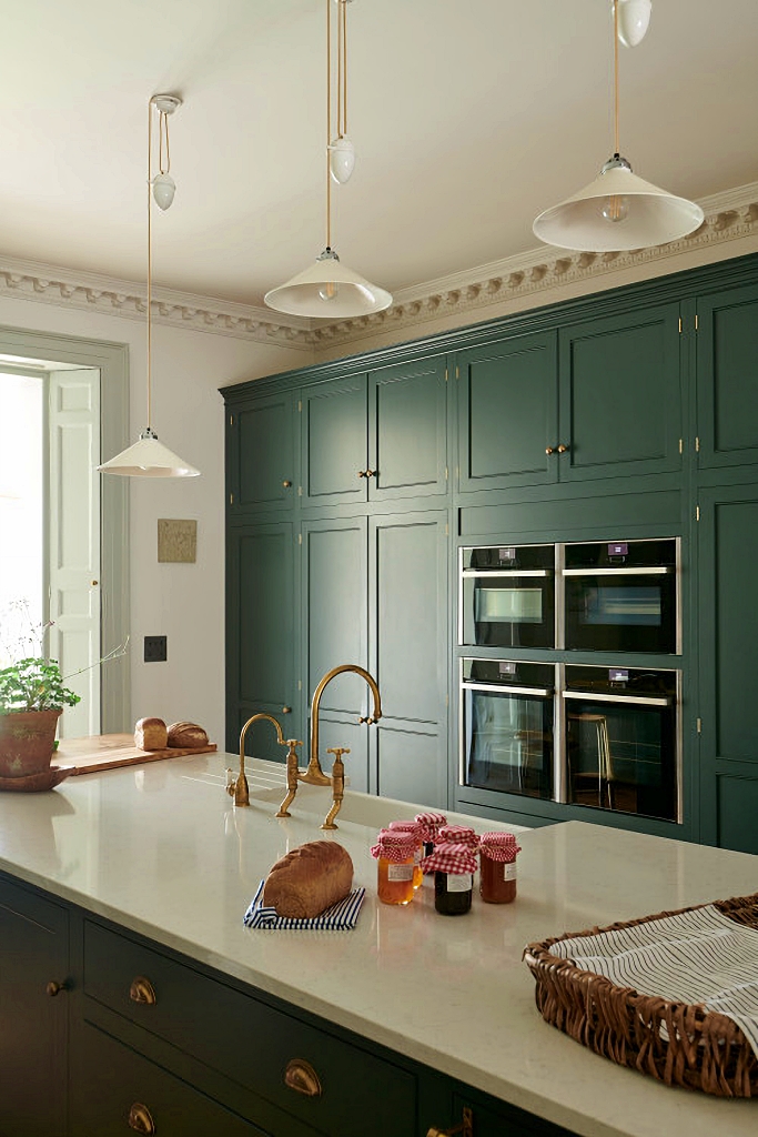 four ovens in bespoke English kitchen