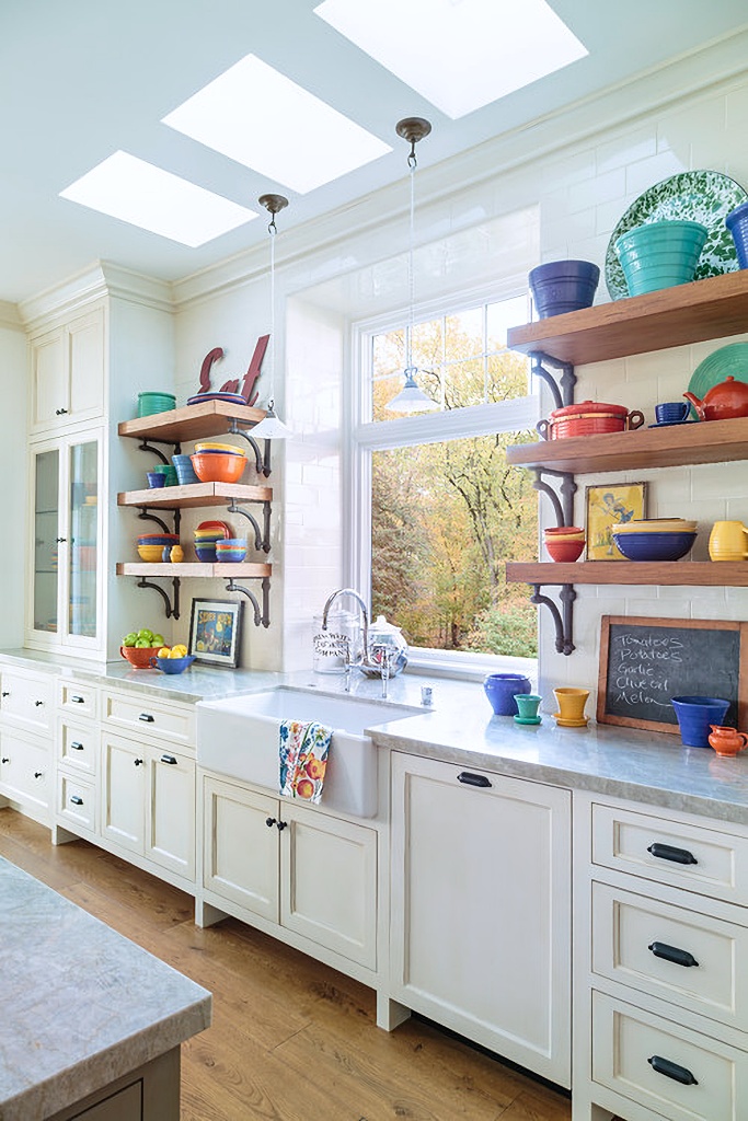 colorful country kitchen