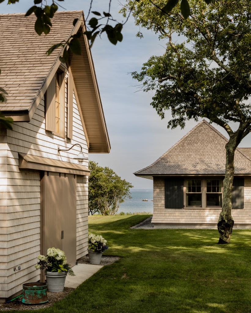 Shingled harbor house