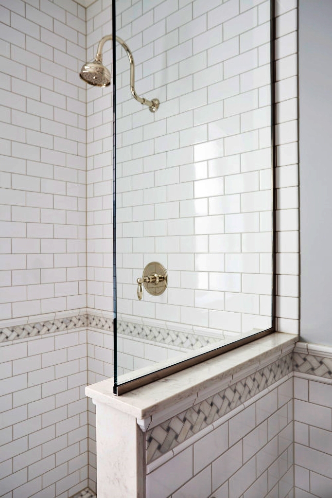 Victorian style bathroom shower
