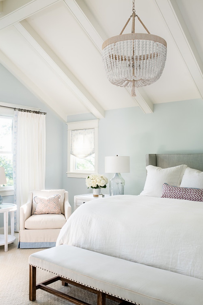 pale blue master bedroom