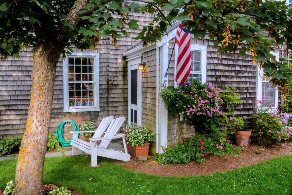 Charm of Nantucket - shingled cottages