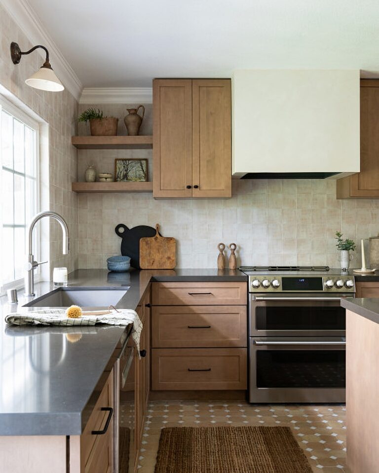 warm wood kitchen