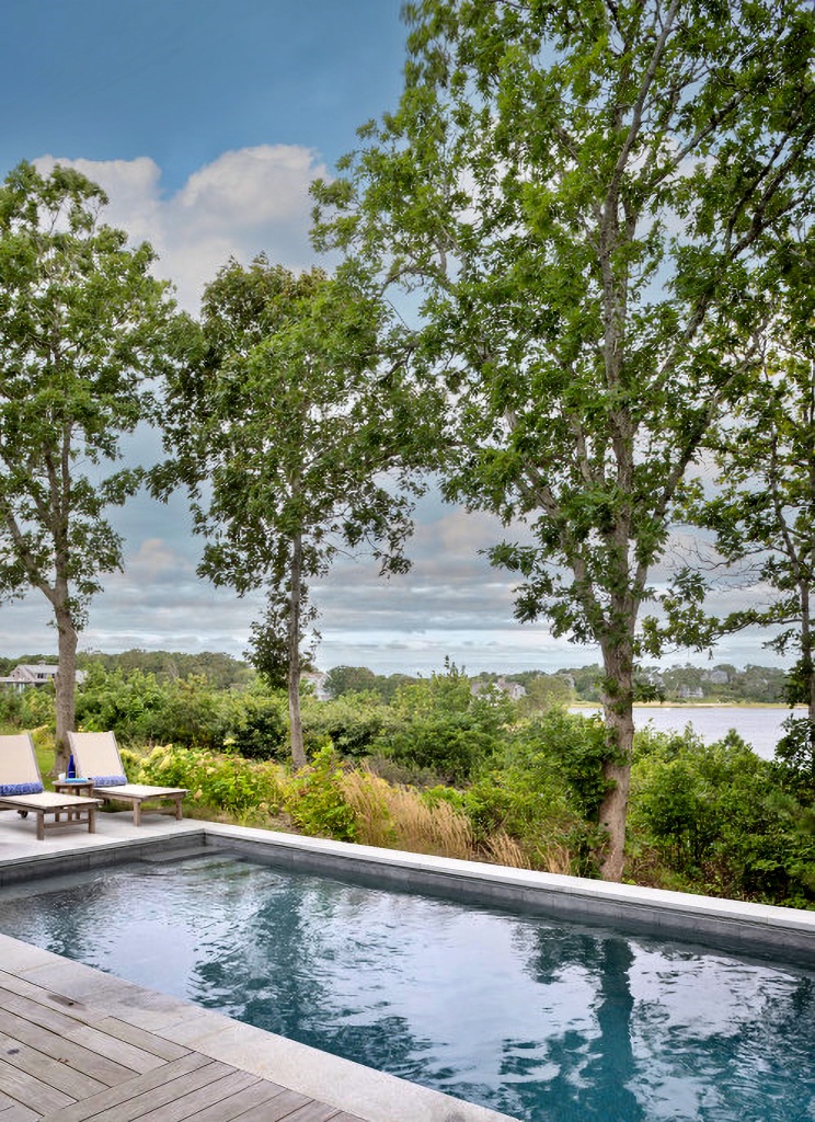 outdoor pool on Cape Cod