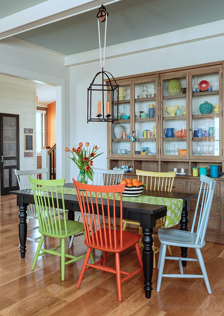 painted dining chairs