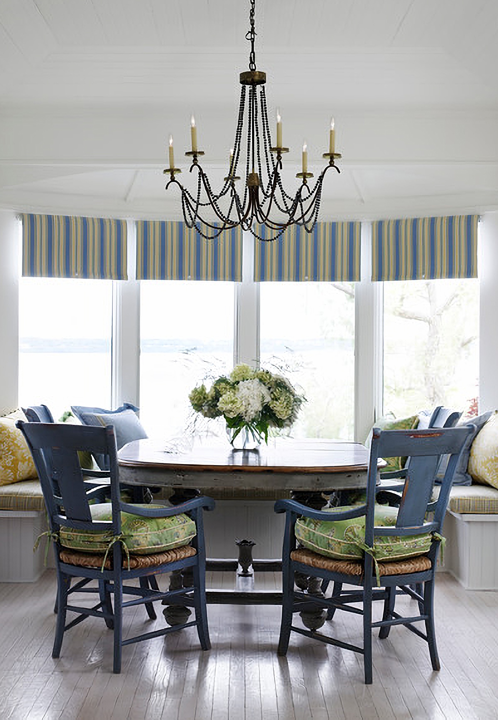 modern country dining room