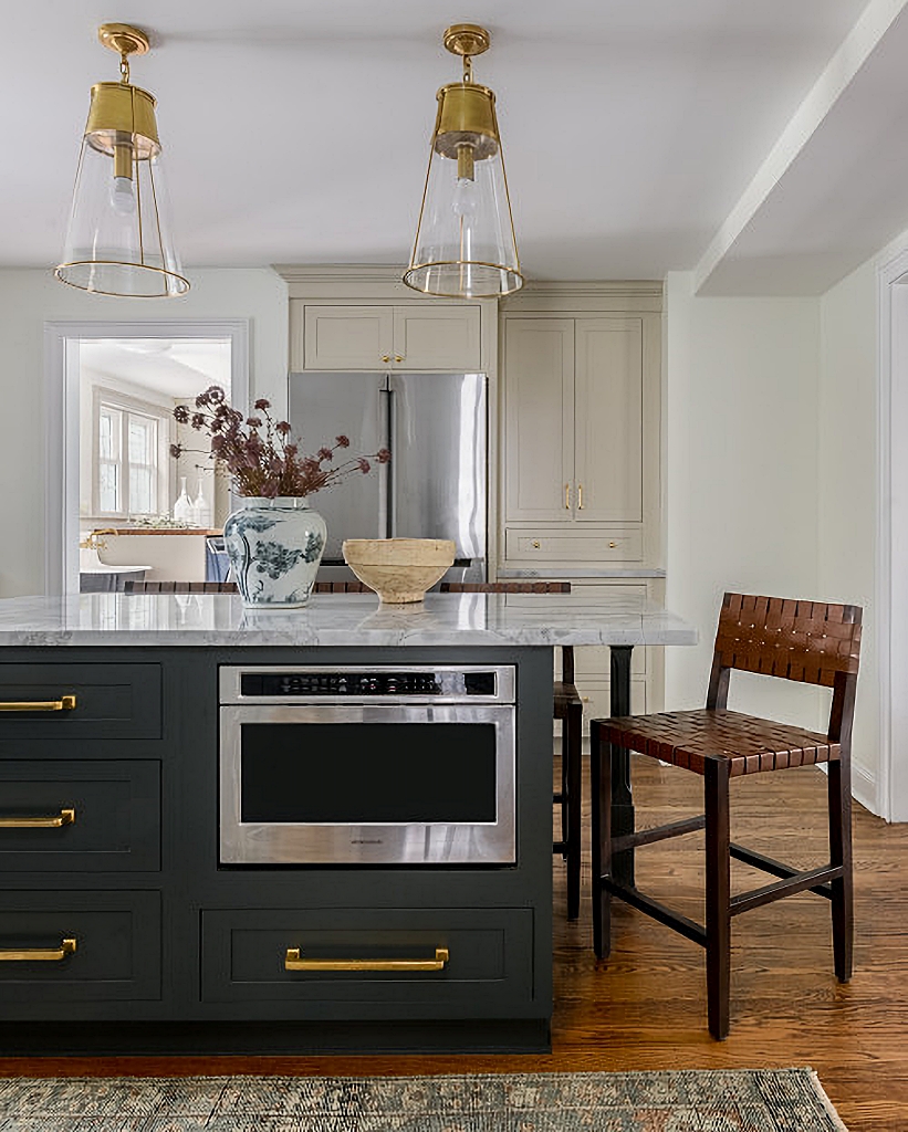 kitchen renovation in traditional home