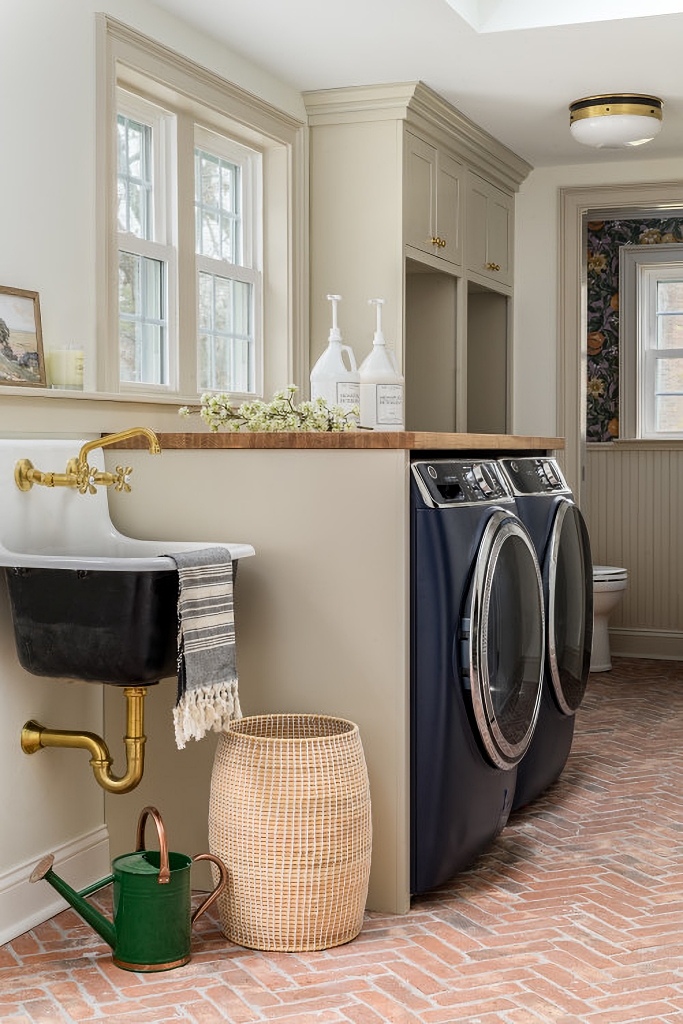 traditional laundry room