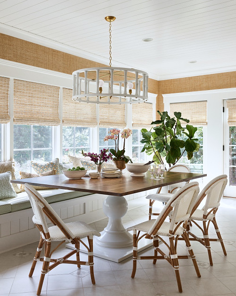 transitional dining room