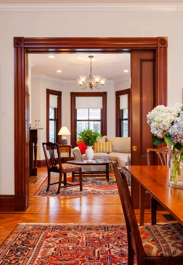 pocket door in dining room