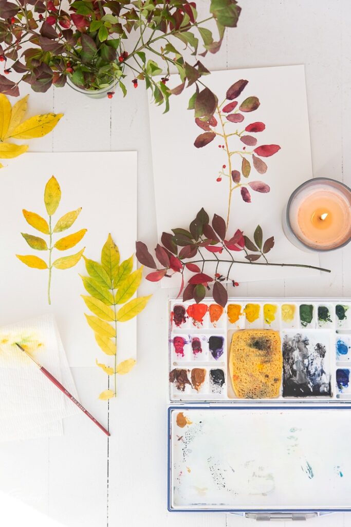 How to Paint Branches Finding Silver Pennies