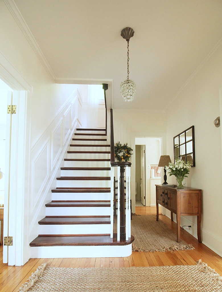 colonial home staircase