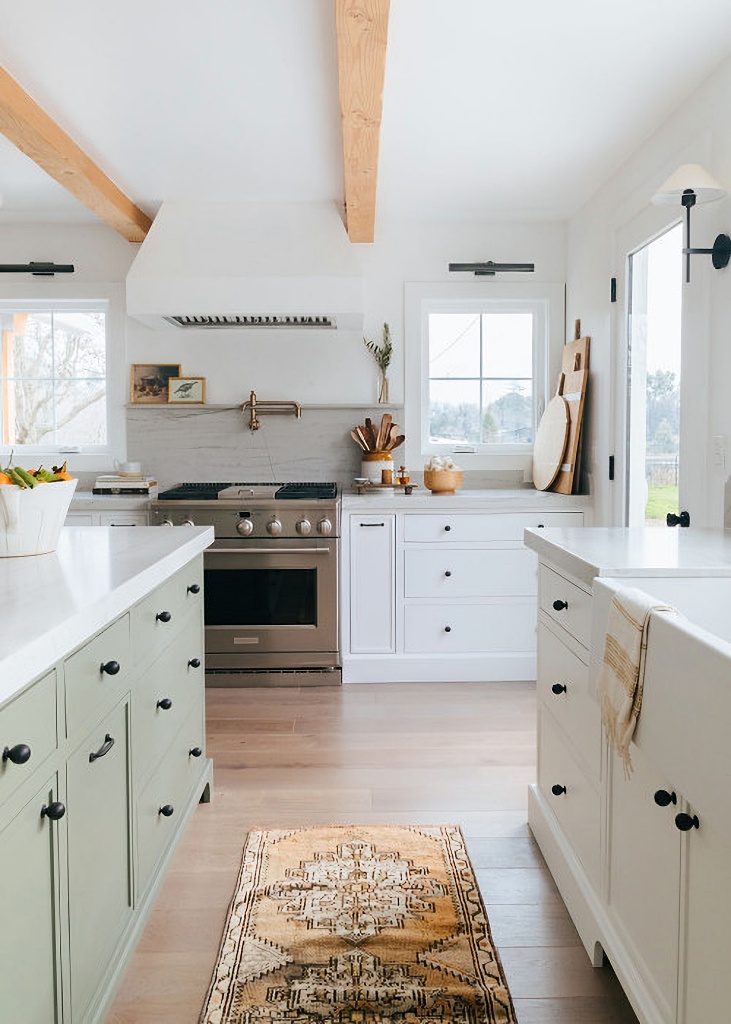 modern ranch home kitchen